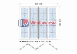 Harga Pintu Lipat 4 Daun